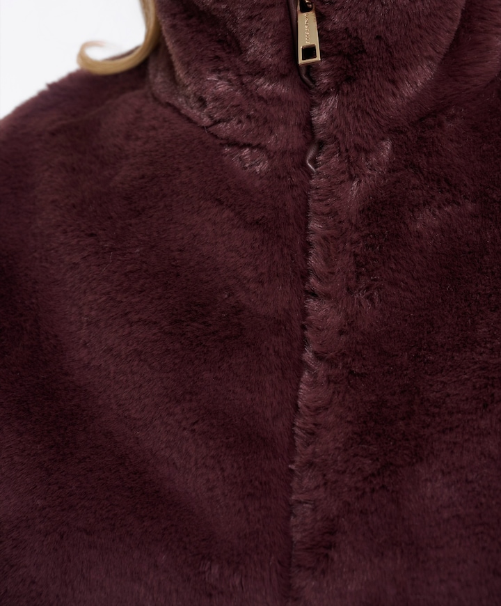 Dames gilet bordeaux
