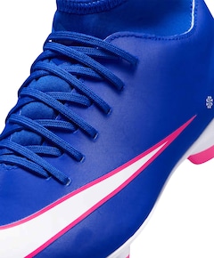 Jr Superfly 10 Club Fg/mg jongens voetbalschoenen blauw