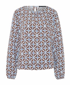 Dames blouse blauw