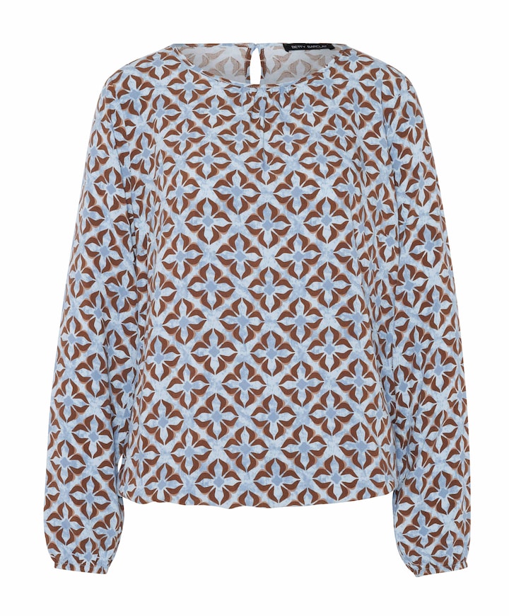 Dames blouse blauw