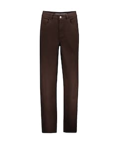 Balloon + snaps dames jeans bruin