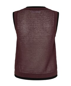 Dames gilet bordeaux
