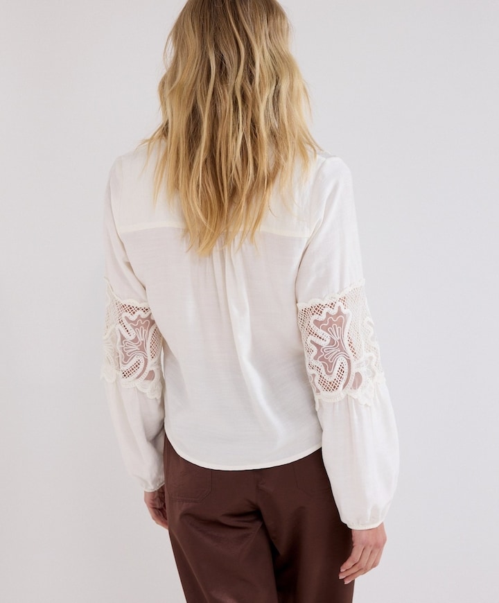 Dames blouse ecru