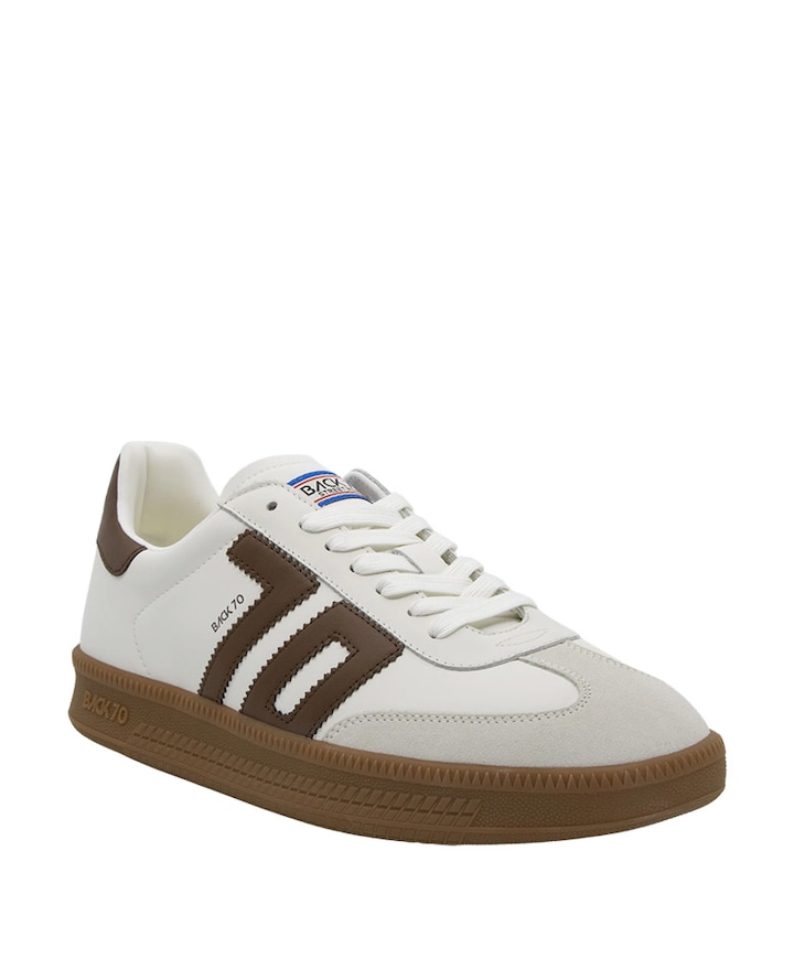DOUBLE heren sneakers wit