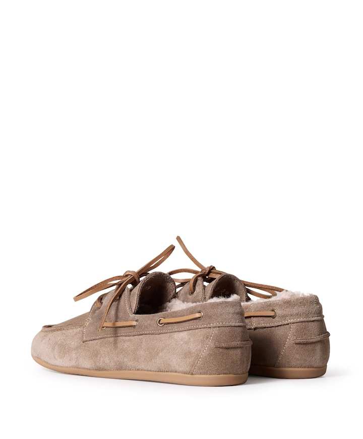 dames loafers beige