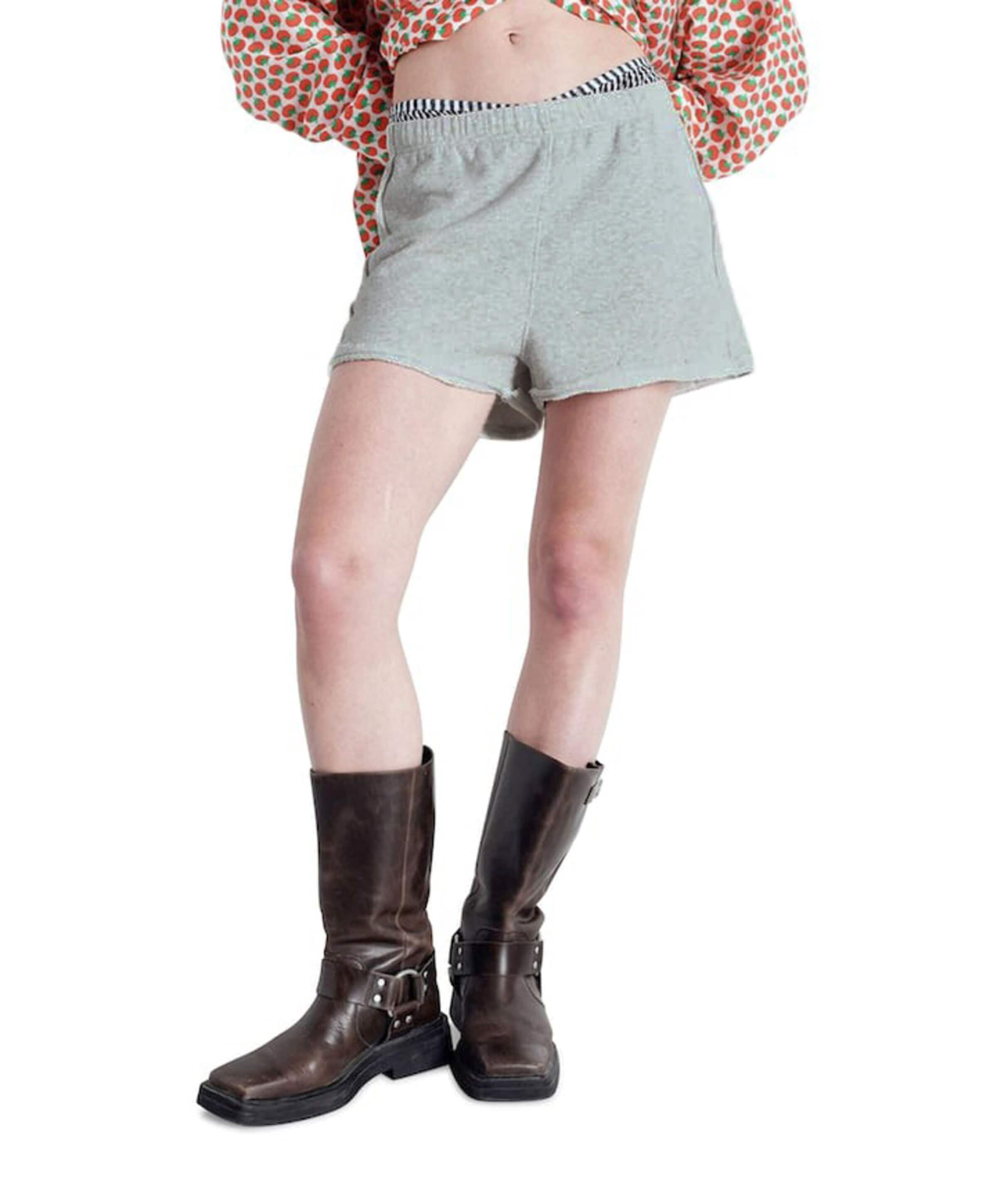 Atubay dames korte broek grijs