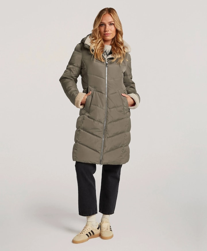 Dames jas beige