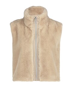 Dames gilet beige