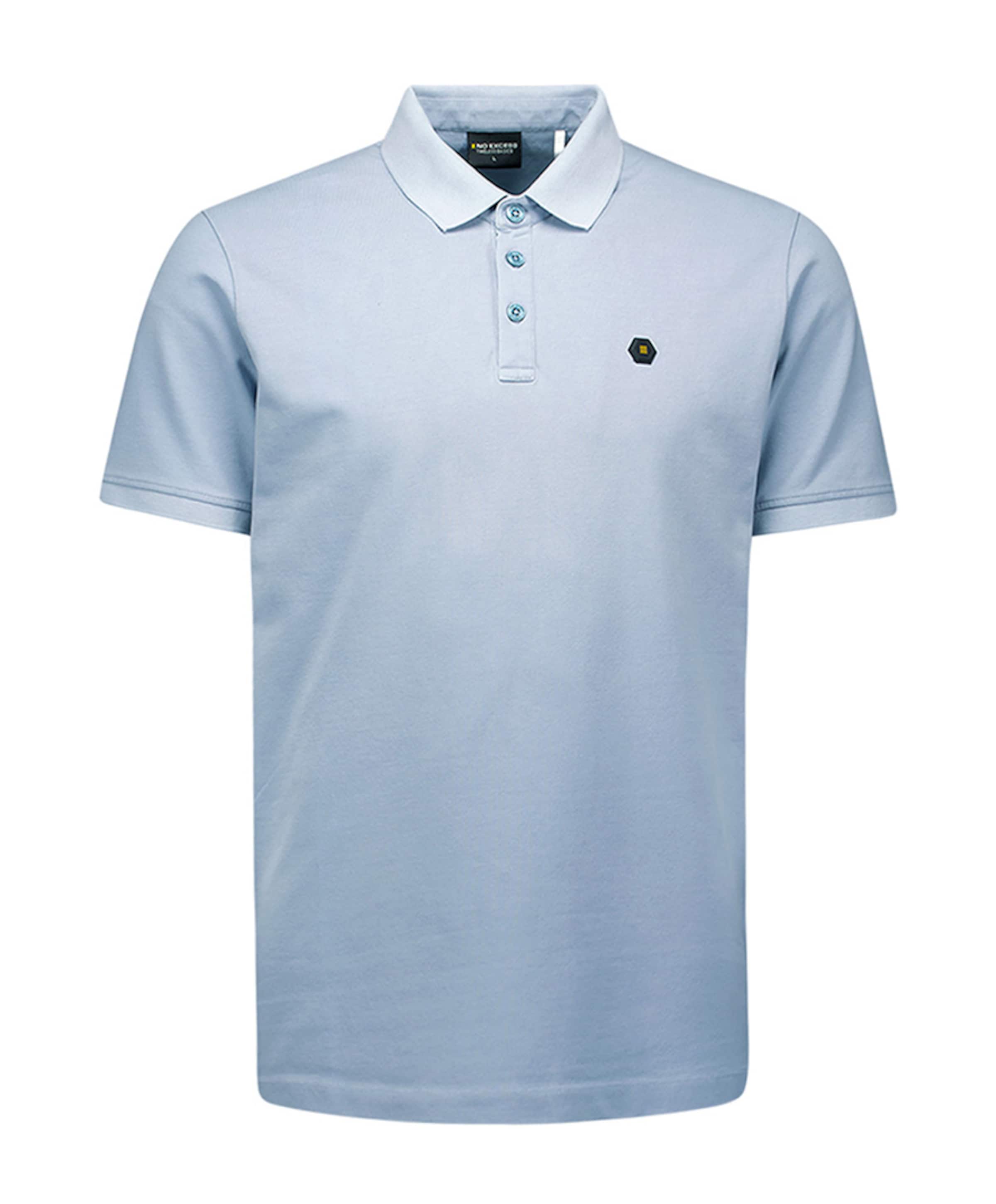 Heren polo blauw