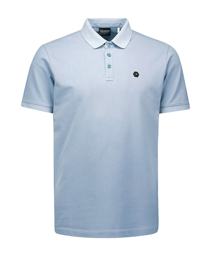 Heren polo blauw