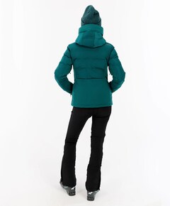 Dames ski-jas groen