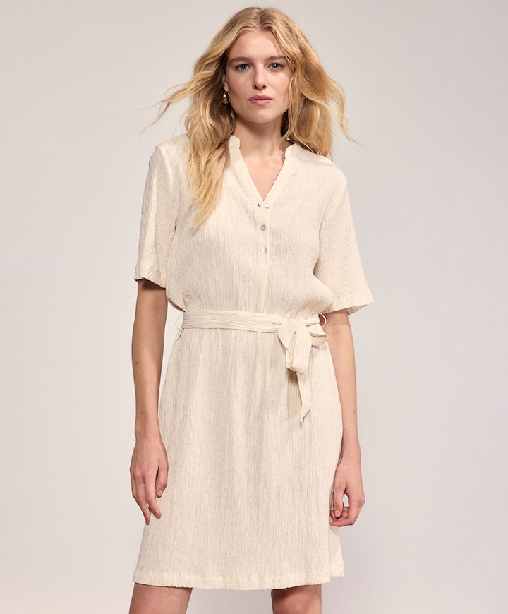 Dames jurk beige
