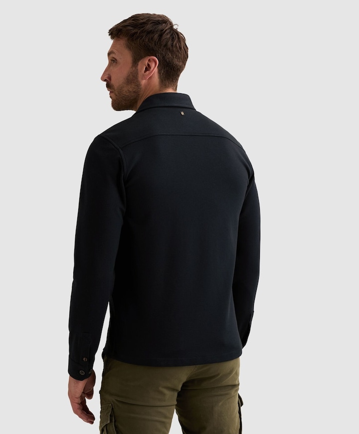 Heren overshirt blauw