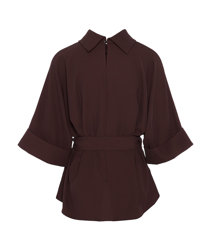 Dames blouse bruin