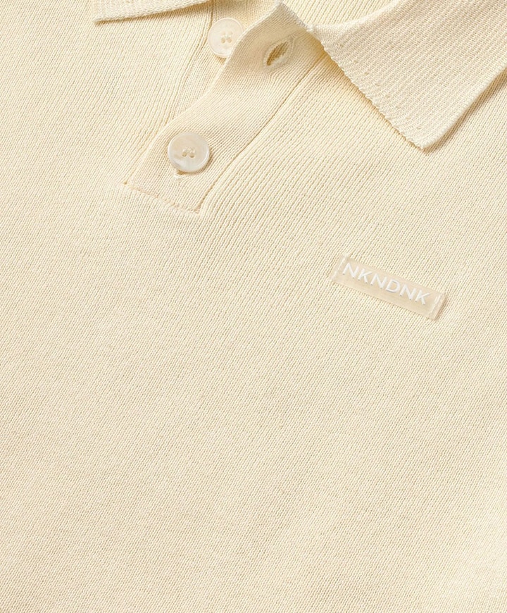 Jongens polo beige