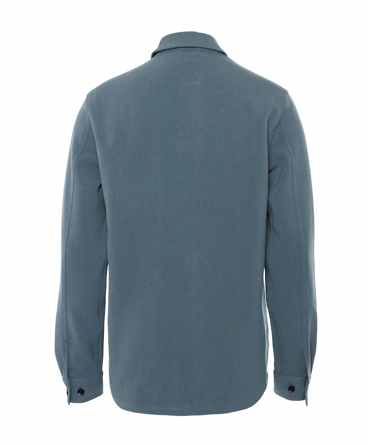 Heren overshirt grijs
