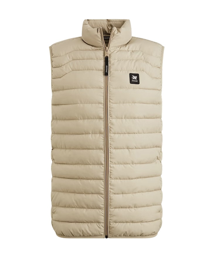 Heren bodywarmer beige