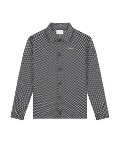 Heren overshirt blauw