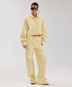 MAYRA-PA dames jeans geel