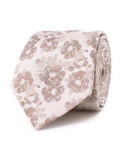 Heren stropdas beige