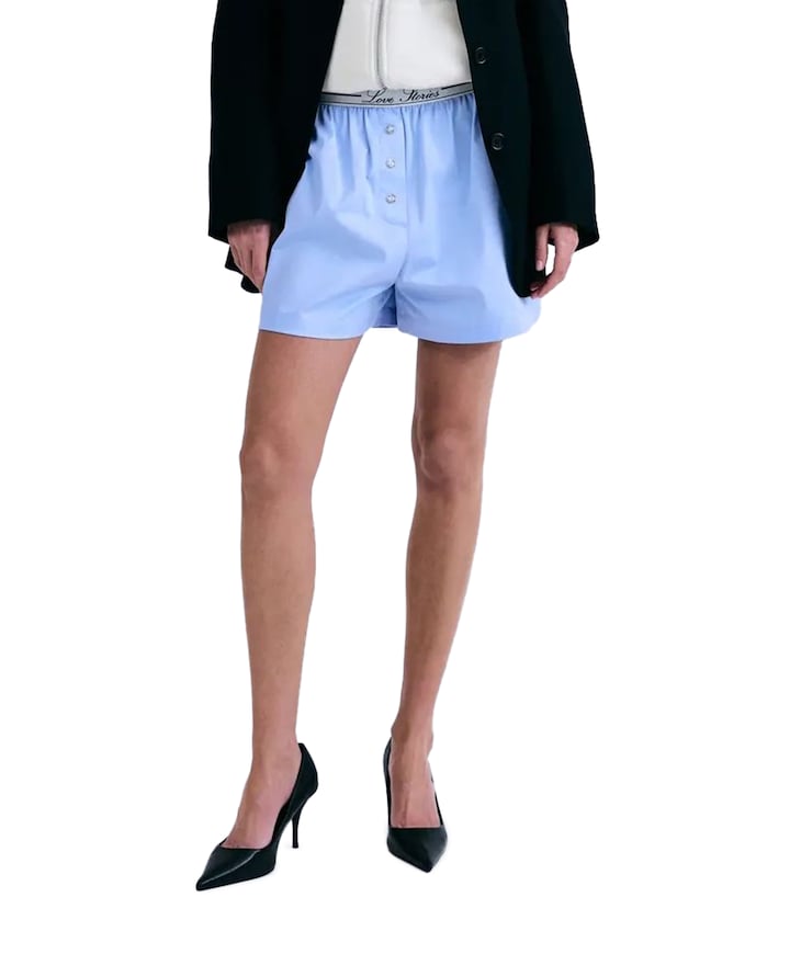 James dames korte broek blauw