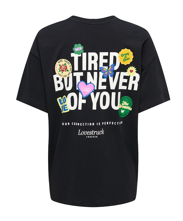 Dames T-shirt zwart