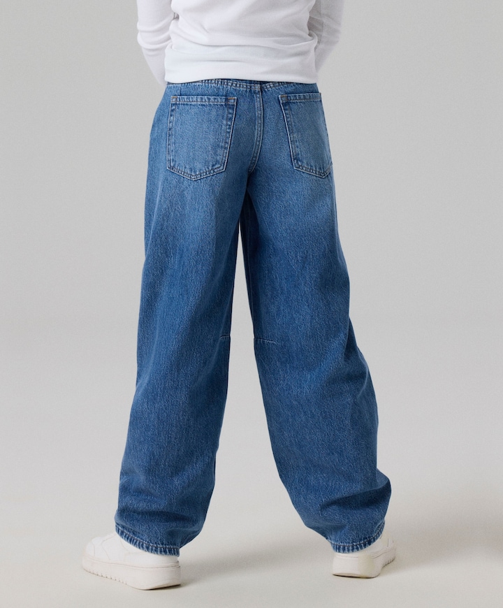 NKFBELLA BARREL JEANS 2113-RM NOOS meisjes jeans blauw