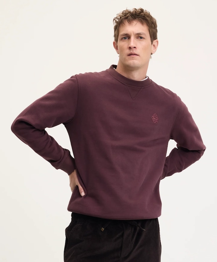 Heren sweater bordeaux