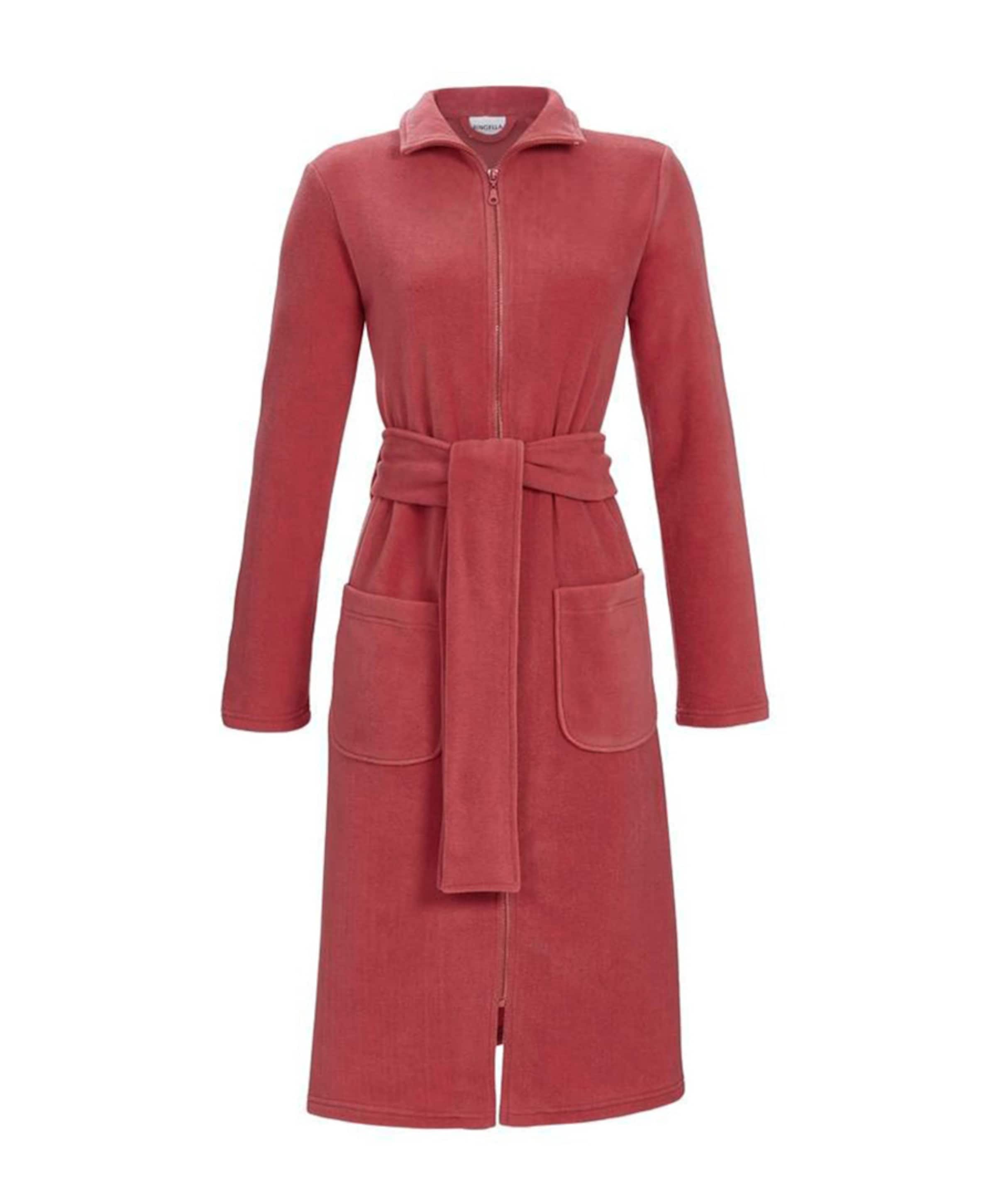 Dames ochtendjas roze