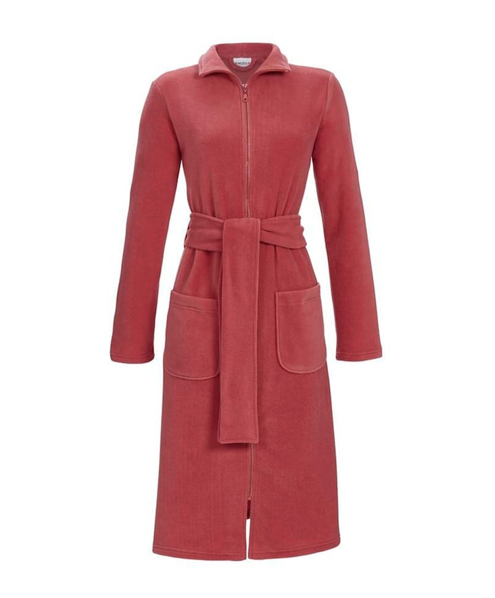 Dames ochtendjas roze