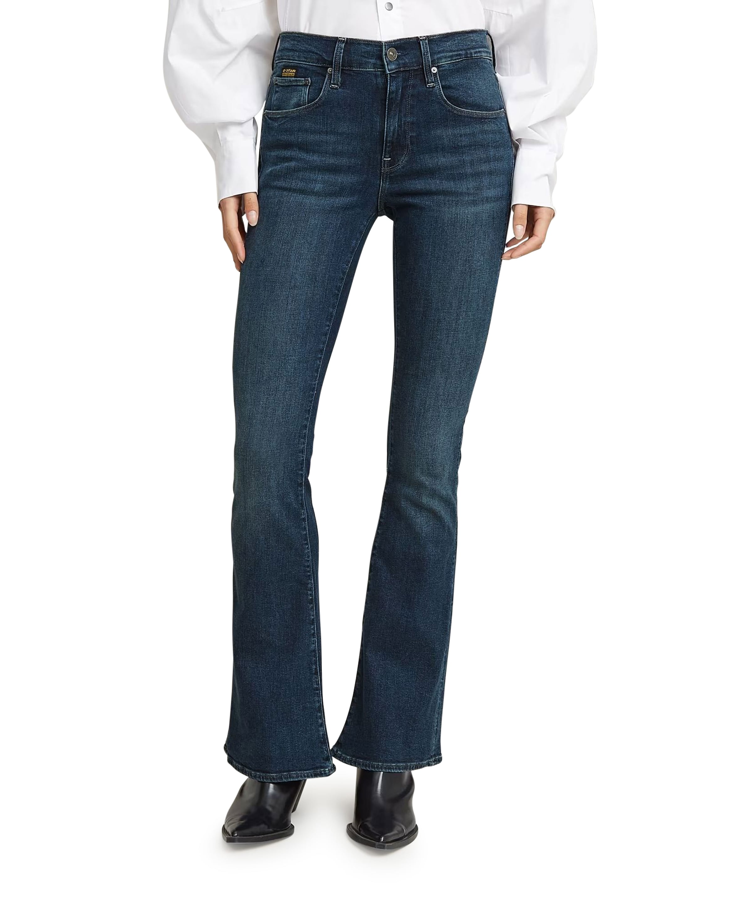 3301 Flare Wmn dames jeans blauw