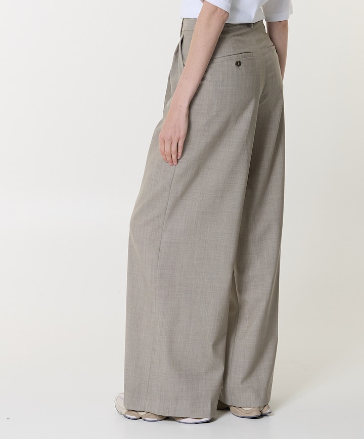 Ovvio Tela Tropical Pura dames pantalon grijs