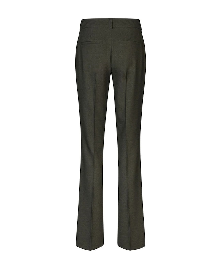 CLARAFV 438 DARK GREEN MELANGE dames pantalon groen