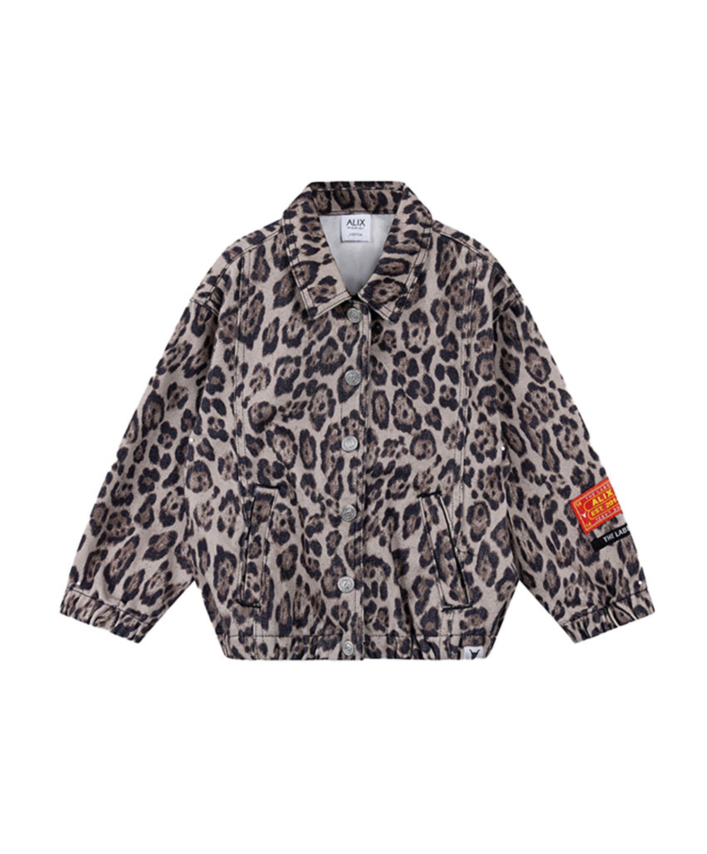 Meisjes spijkerjas beige