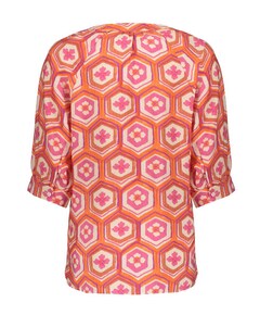 Dames blouse oranje