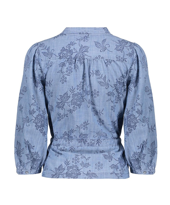 Dames blouse blauw