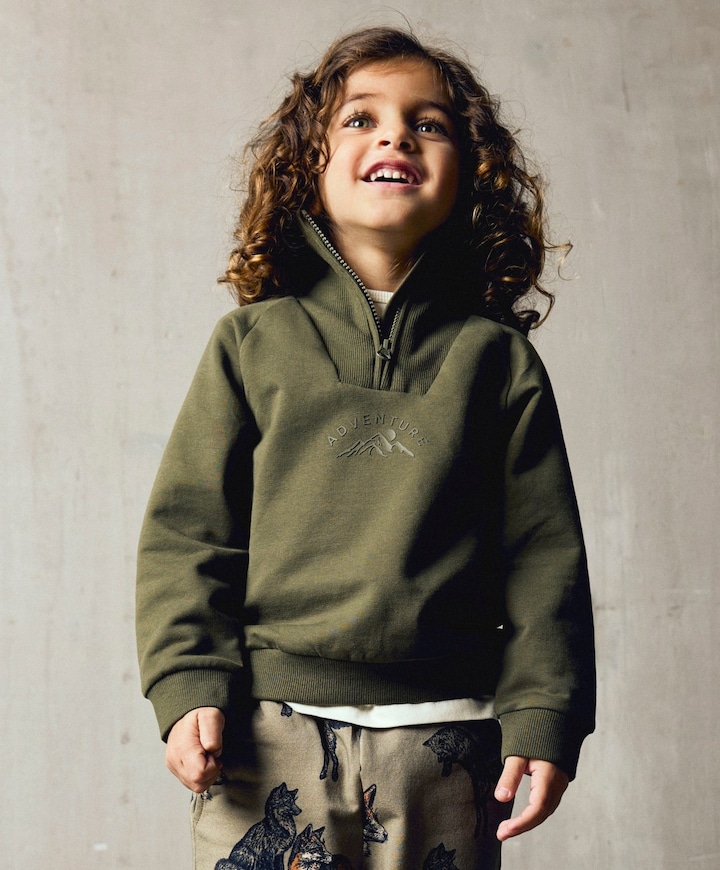 Jongens sweater groen