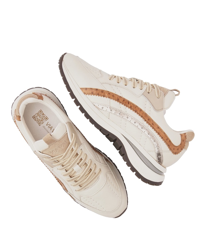 Usher Lott dames sneakers ecru