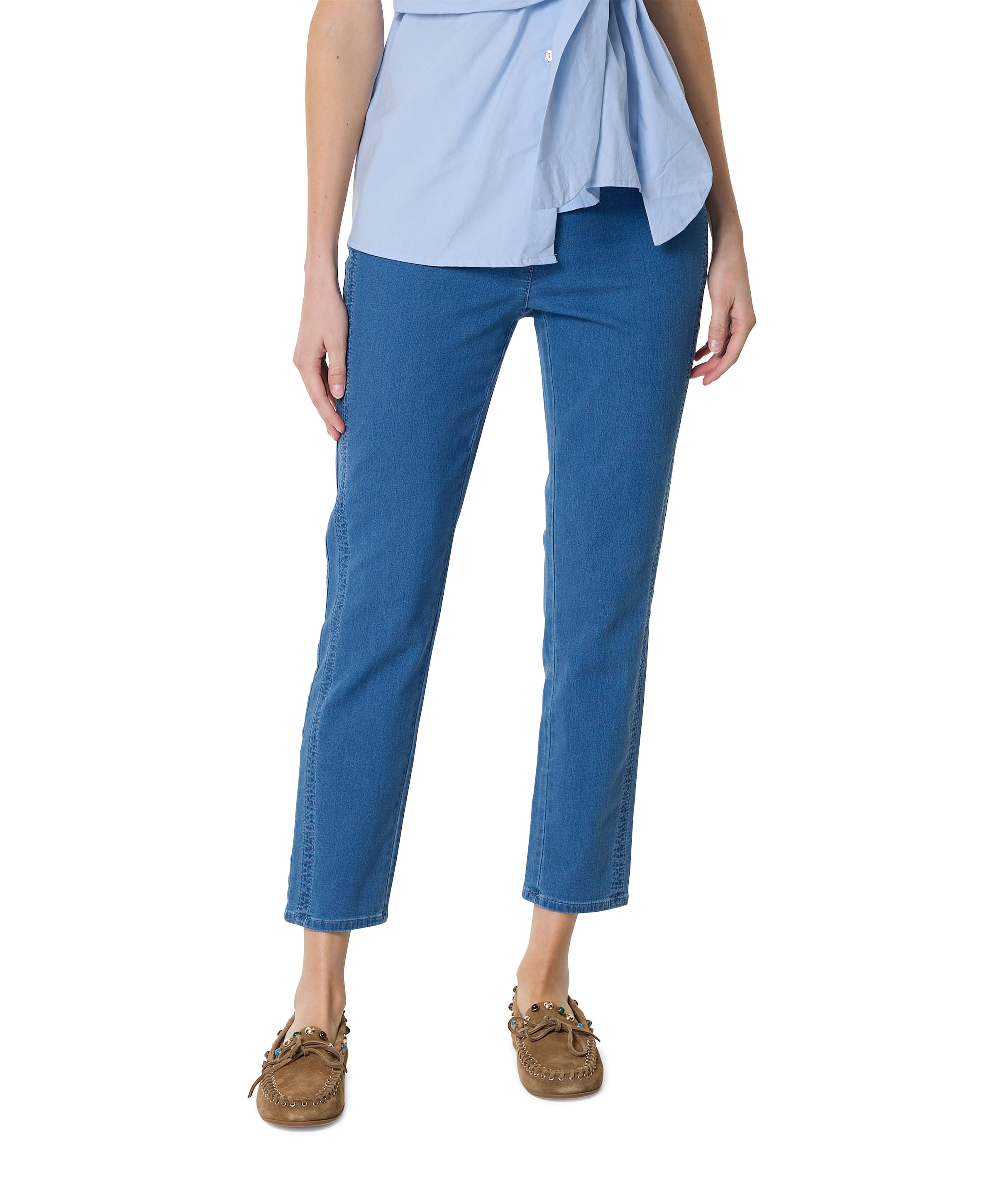 Alice New 7/8 dames broek blauw
