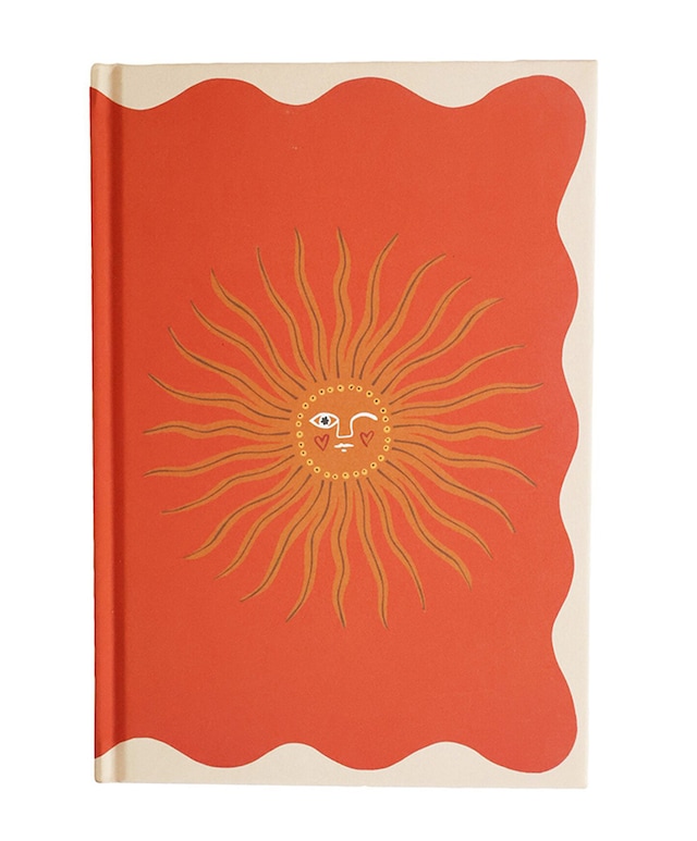 Linen Notebook oranje