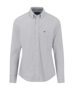 Heren overhemd lange mouw beige