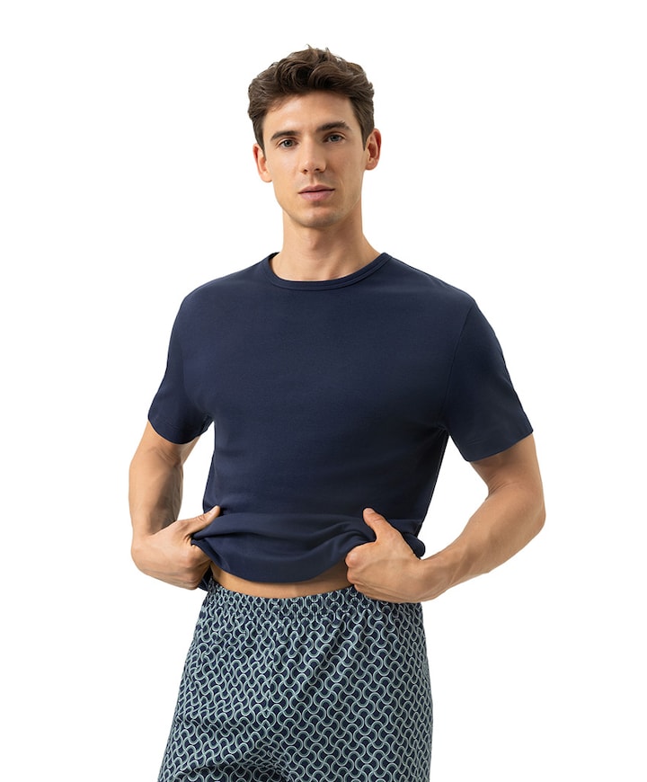 Heren pyjamaset blauw