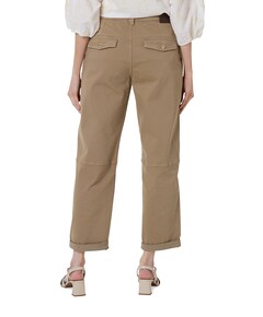 MMAymen Len dames broek beige