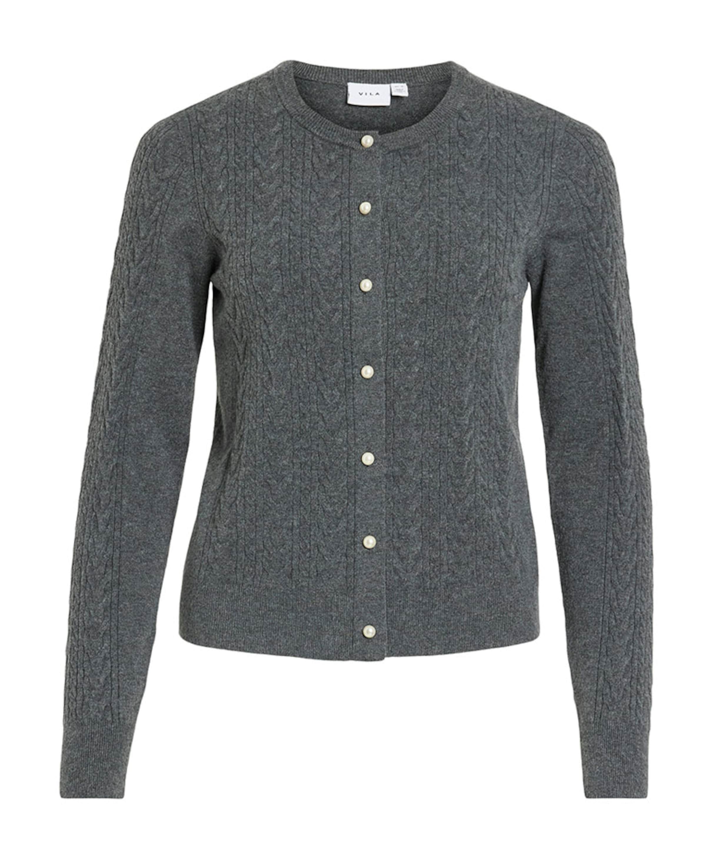 Dames vest grijs
