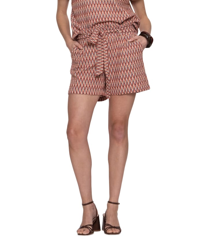 short dames korte broek rood