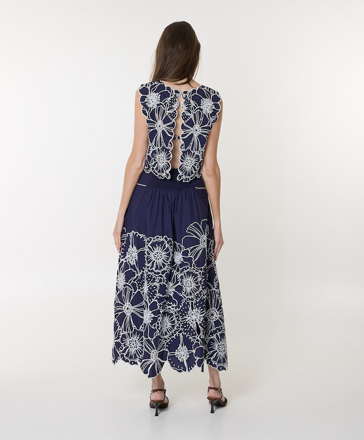 Dames rok blauw