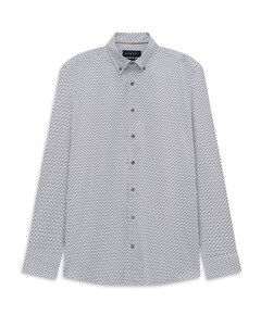 Heren overhemd lange mouw beige