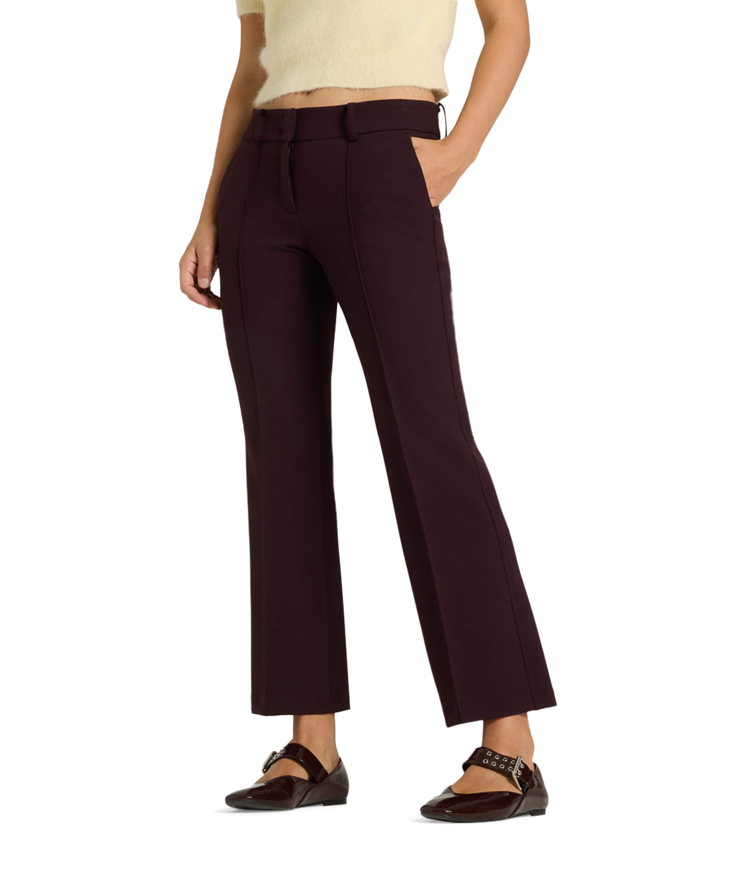 Farah dames broek bordeaux