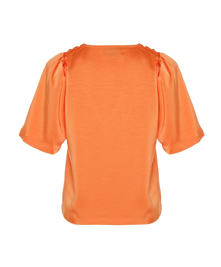 Dames blouse oranje