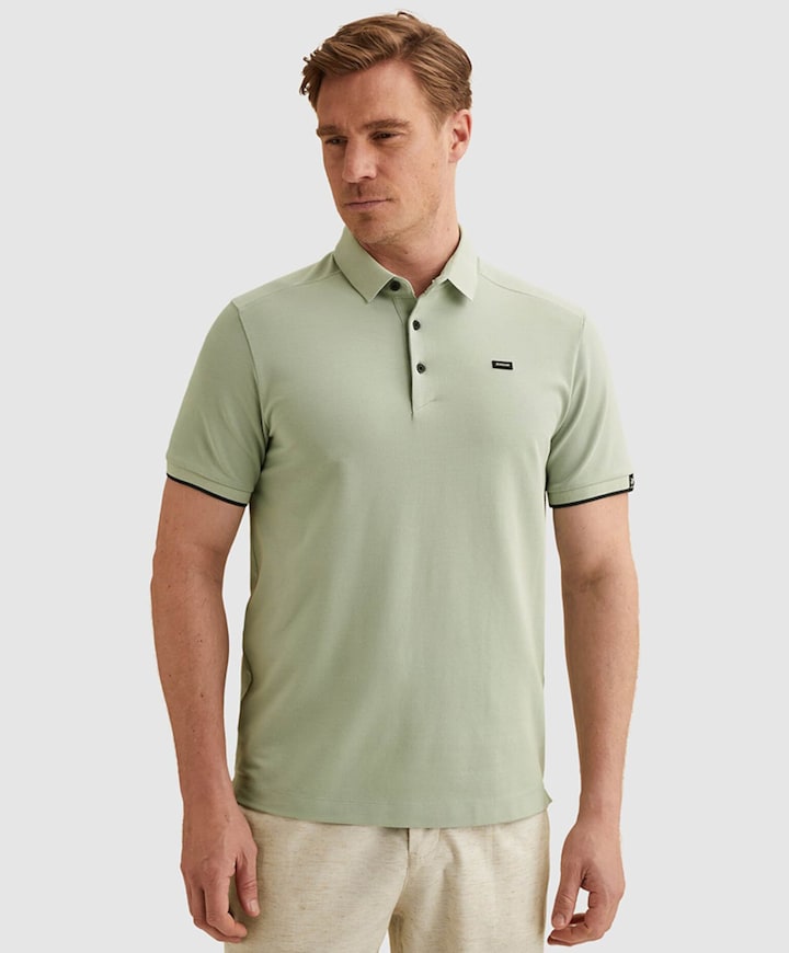 Heren polo groen
